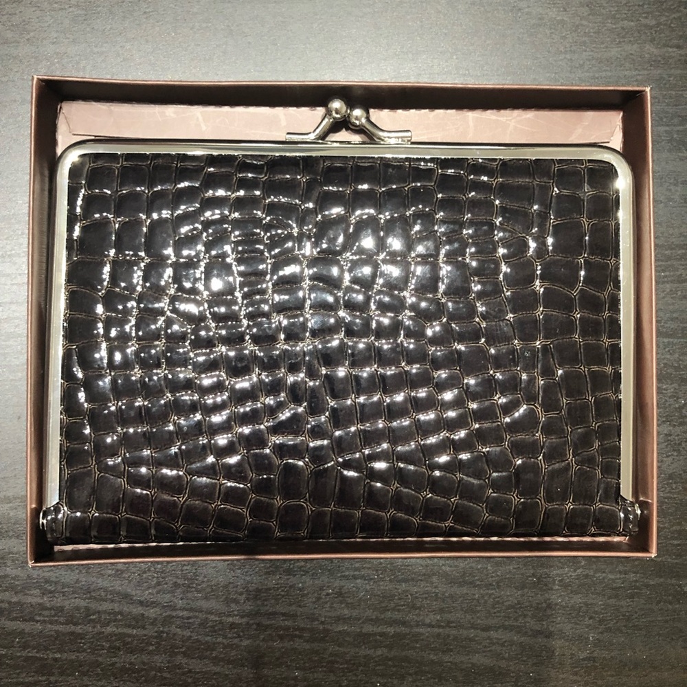 Z GALLERIE BROWN PHOTO ALBUM CLUTCH